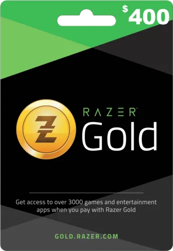 Razer Gold 400$ USA Gift Card  for sale in Egypt from Games2Egypt