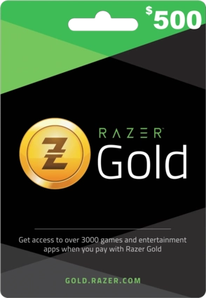 Razer Gold 500$ USA Gift Card