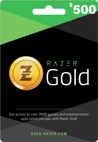 Razer Gold 500$ USA Gift Card