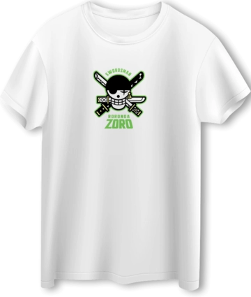 One Piece Roronoa Zoro LOOM Oversized T-Shirt - Off White