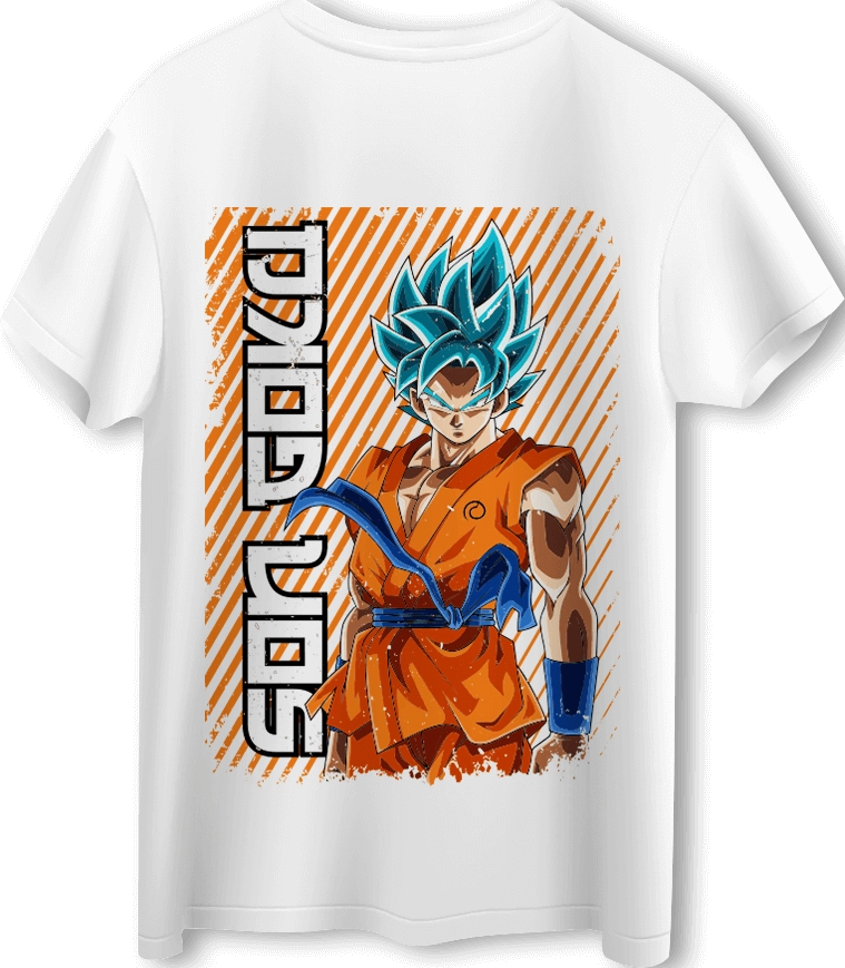 Dragon Ball Goku LOOM Oversized T-Shirt - Off White  for sale in Egypt from Games2Egypt