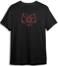 Naruto Anime LOOM Oversized T-Shirt - Black -  for sale in Egypt from Games2Egypt