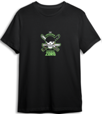 One Piece Zoro LOOM Oversized T-Shirt - Black (97439)