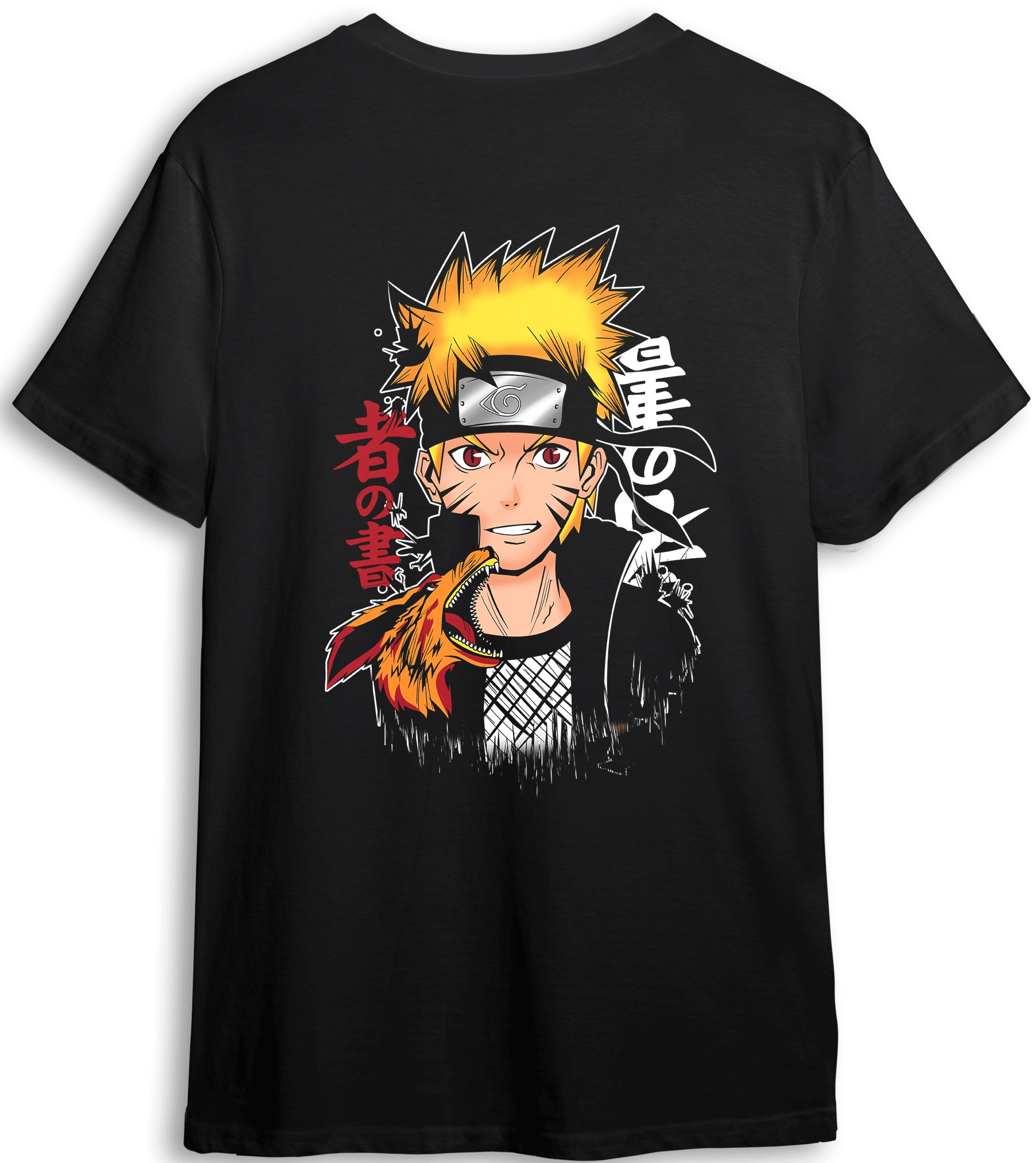 Naruto LOOM Oversized T-Shirt - Black  for sale in Egypt from Games2Egypt