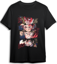 Anime LOOM Oversized T-Shirt - Black (97451)