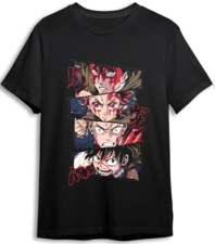 Anime LOOM Oversized T-Shirt - Black (97451)