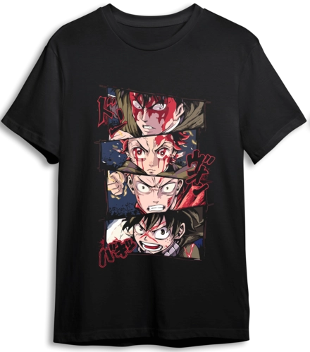 Anime LOOM Oversized T-Shirt - Black  for sale in Egypt from Games2Egypt