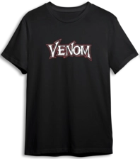 Spider-Man Venom LOOM Oversized T-Shirt - Black (97454)