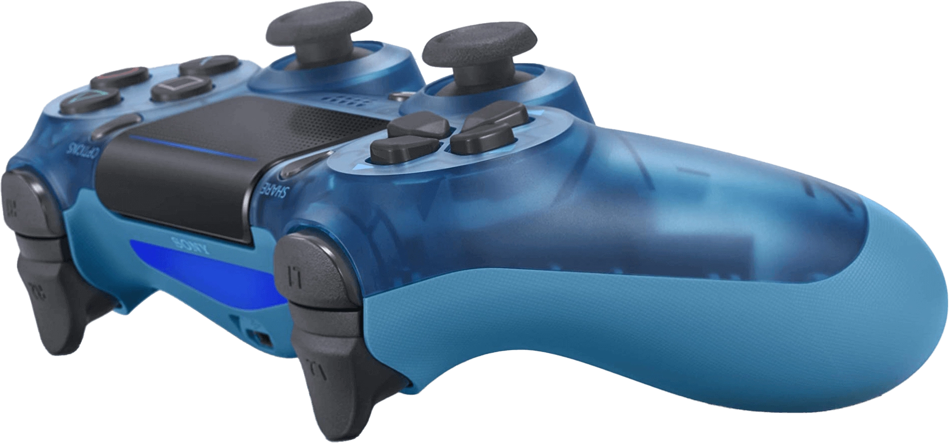 DUALSHOCK 4 PS4 Controller - Crystal Blue - Used  for sale in Egypt from Games2Egypt