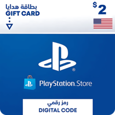 PSN PlayStation Store Gift Card $2 (USA) (97509)