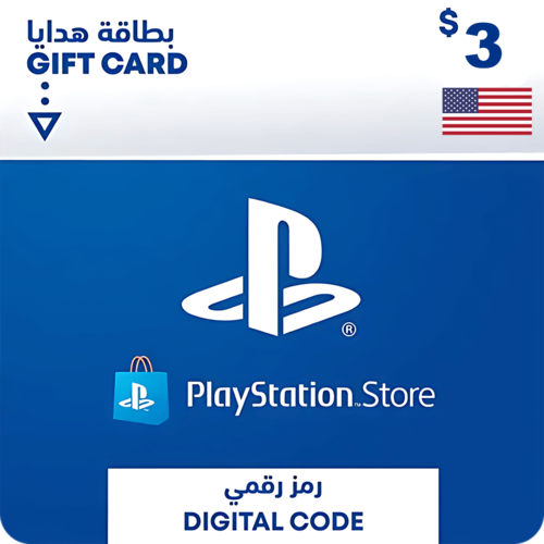 PSN PlayStation Store Gift Card $3 (USA)