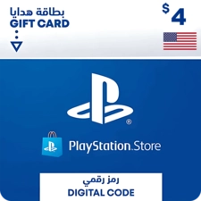 بطاقة شحن بلايستيشن ستور 4$ (امريكي) -  للبيع في مصر من خلال Games2Egypt