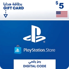 PSN PlayStation Store Gift Card $5 (USA) -  for sale in Egypt from Games2Egypt