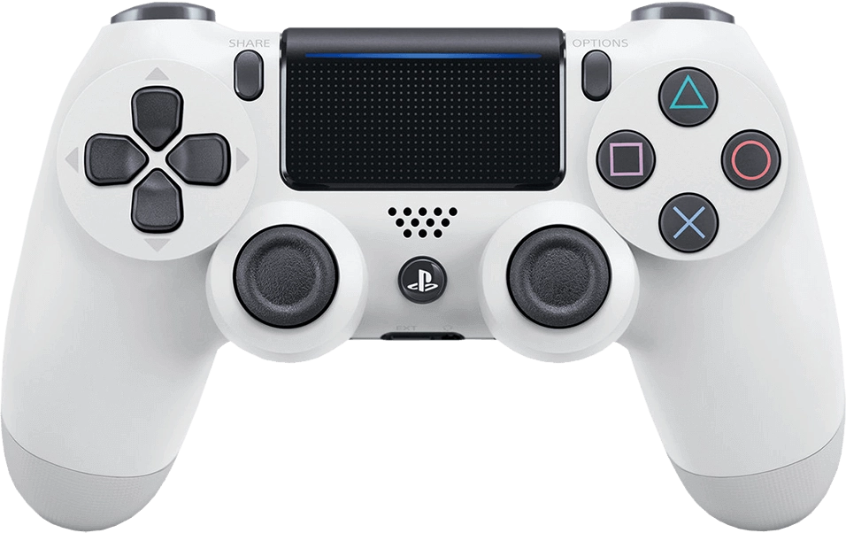 DUALSHOCK 4 PS4 Controller - White - Used  for sale in Egypt from Games2Egypt