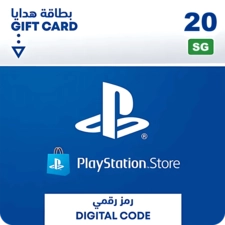 PSN PlayStation Store Gift Card 20 SGD - Singapore -  for sale in Egypt from Games2Egypt