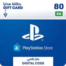 PSN PlayStation Store Gift Card 80 SGD - Singapore (97622)