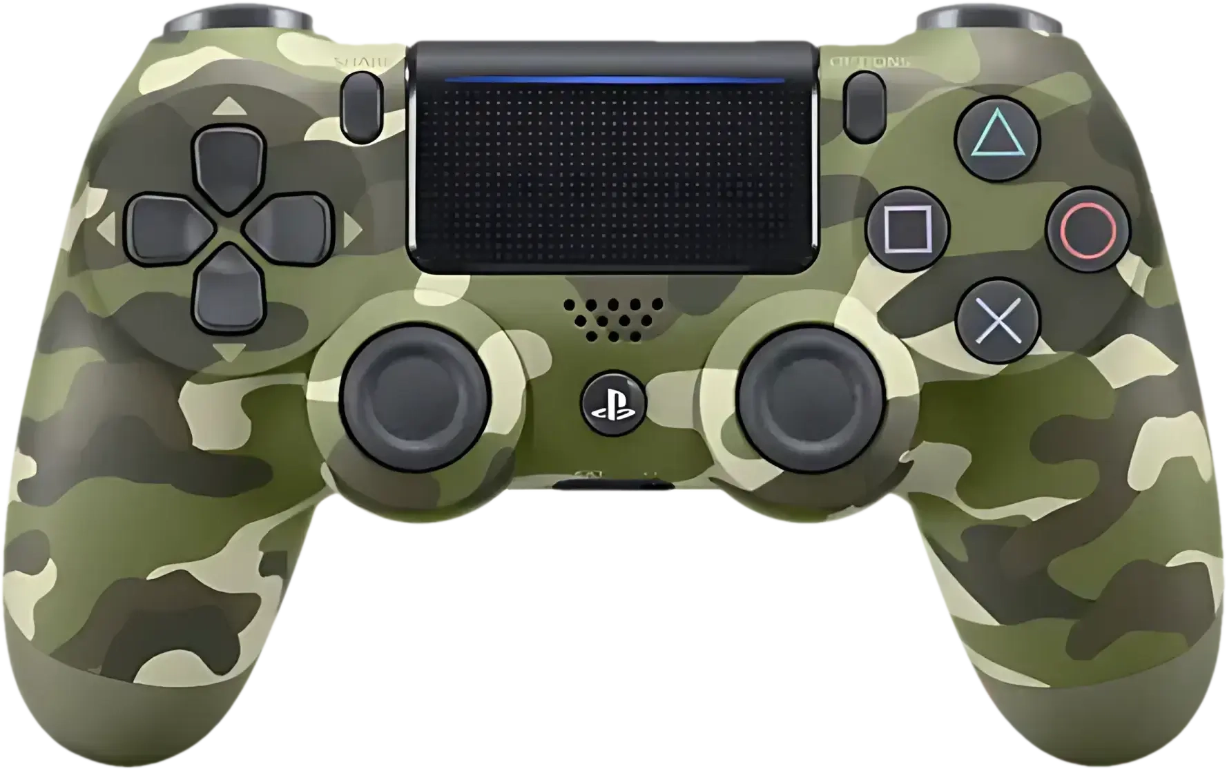 DUALSHOCK 4 PS4 Controller - Green Camouflage   for sale in Egypt from Games2Egypt