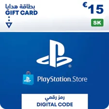 PSN PlayStation Store Gift Card 15 EUR - Slovakia (97639)