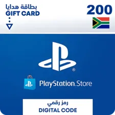 PSN PlayStation Store Gift Card 200 ZAR - South Africa -  for sale in Egypt from Games2Egypt