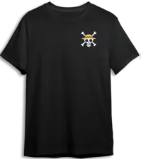 One Piece Compass LOOM Oversized T-Shirt - Black  for sale in Egypt from Games2Egypt