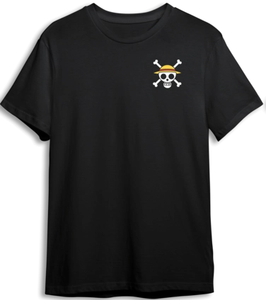 One Piece Compass LOOM Oversized T-Shirt - Black