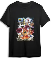 One Piece LOOM Oversized T-Shirt - Black