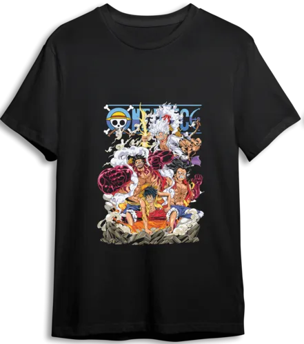 One Piece LOOM Oversized T-Shirt - Black