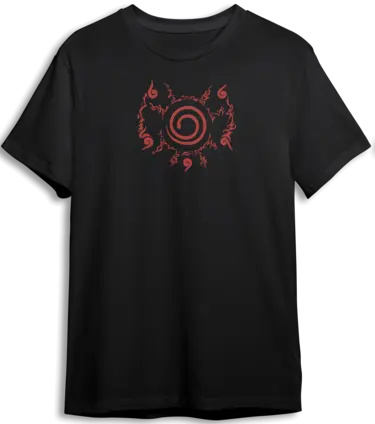 Naruto Anime LOOM Oversized T-Shirt - Black