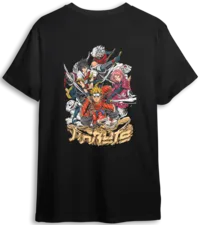 Naruto Anime LOOM Oversized T-Shirt - Black  for sale in Egypt from Games2Egypt