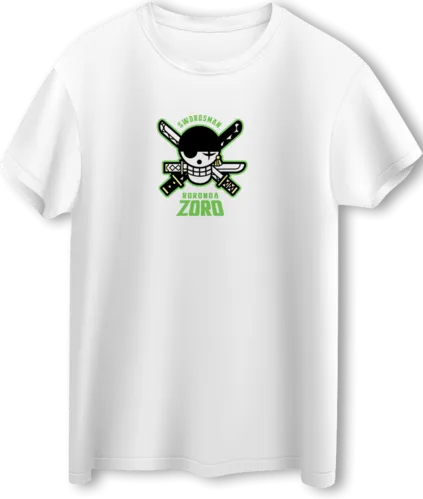 One Piece Roronoa Zoro LOOM Oversized T-Shirt - Off White