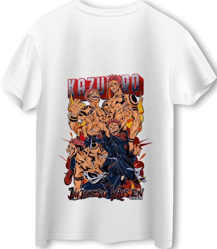 Jujutsu Kaisen Sukuna LOOM Oversized T-Shirt - Off White  for sale in Egypt from Games2Egypt