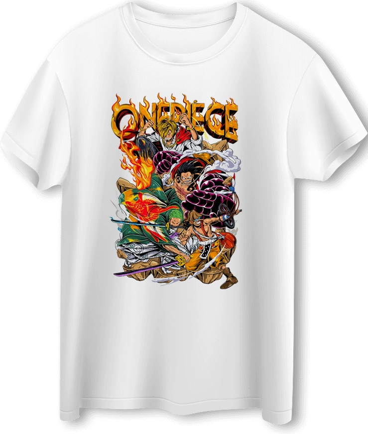 One Piece Anime LOOM Oversized T-Shirt - Off White  for sale in Egypt from Games2Egypt