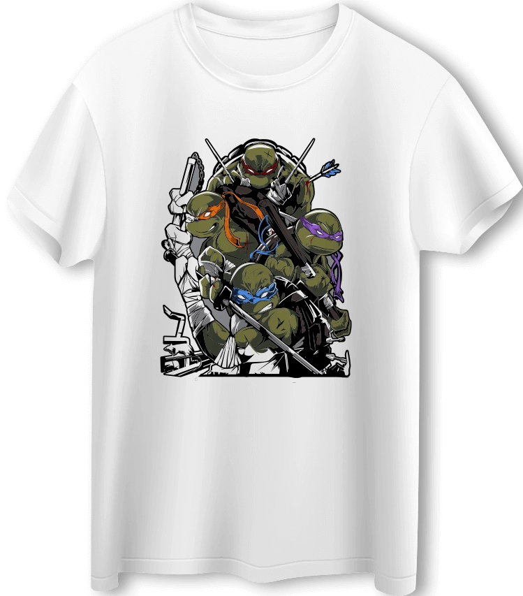 Ninja Turtles LOOM Oversized T-Shirt - Off White  for sale in Egypt from Games2Egypt