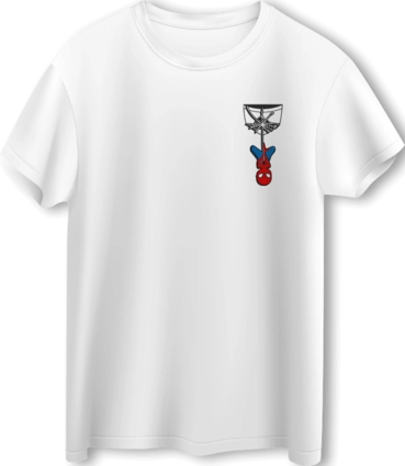 Spider-Man Logo LOOM Oversized T-Shirt - Off White