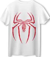 Spider-Man Logo LOOM Oversized T-Shirt - Off White
