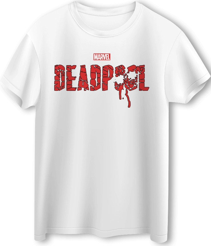 Deadpool LOOM Oversized T-Shirt - Off White  for sale in Egypt from Games2Egypt