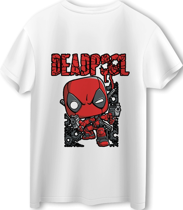 Deadpool LOOM Oversized T-Shirt - Off White  for sale in Egypt from Games2Egypt