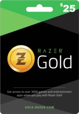 Razer Gold 25$ Global Gift Card -  for sale in Egypt from Games2Egypt