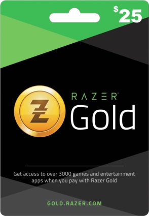 Razer Gold 25$ Global Gift Card