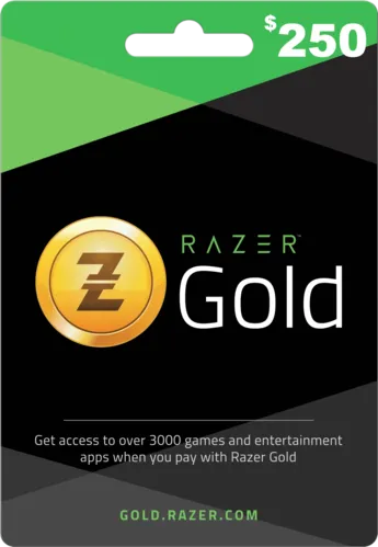 Razer Gold 250$ USA Gift Card