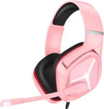 Onikuma X9 RGB Wired Gaming Headset - Pink  for sale in Egypt from Games2Egypt