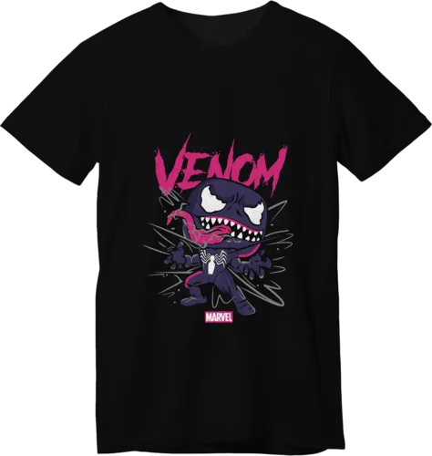 Spider-Man Venom LOOM Kids T-Shirt - Black
