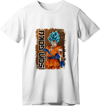 Dragon Ball Super Saiyan Blue Goku LOOM Kids Anime T-Shirt