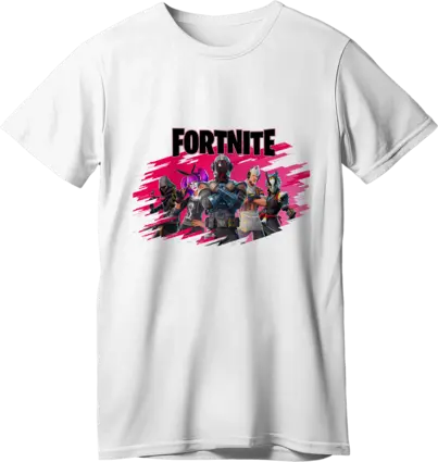 Fortnite Squad LOOM Kids Gaming T-Shirt White