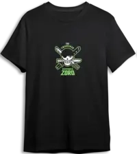 One Piece Zoro LOOM Oversized T-Shirt - Black  for sale in Egypt from Games2Egypt