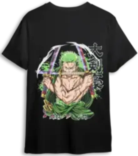 One Piece Zoro LOOM Oversized T-Shirt - Black