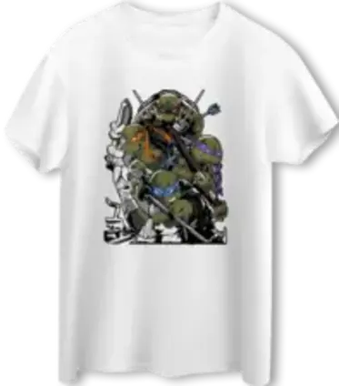 Ninja Turtles LOOM Oversized T-Shirt - Off White