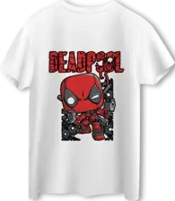 Deadpool LOOM Oversized T-Shirt - Off White  for sale in Egypt from Games2Egypt