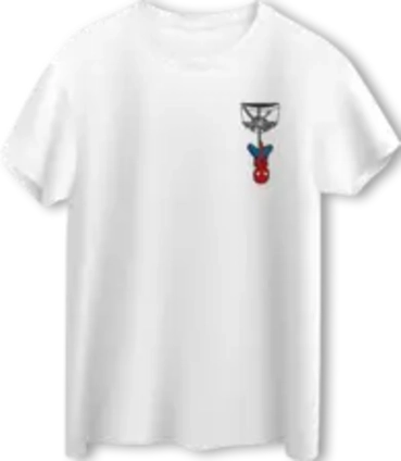 Spider-Man Logo LOOM Oversized T-Shirt - Off White