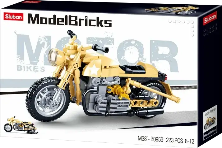 Sluban Modelbricks-R75 Motorcycle Building Blocks - 223 PCS  for sale in Egypt from Games2Egypt